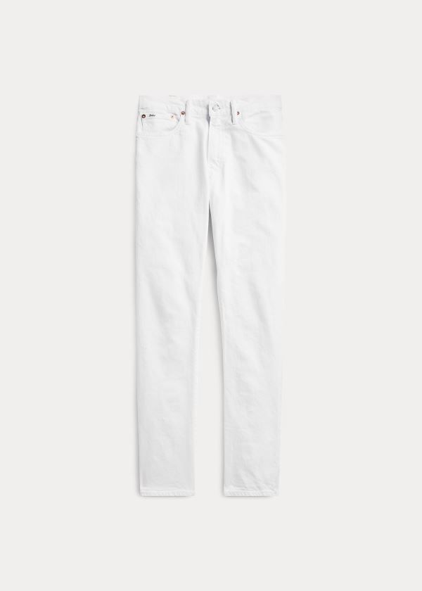 Jeans Polo Ralph Lauren Hombre Blancos - Varick Slim Straight - WESMA8174